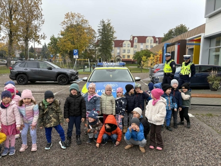 Spotkanie z Policją w naszym przedszkolu