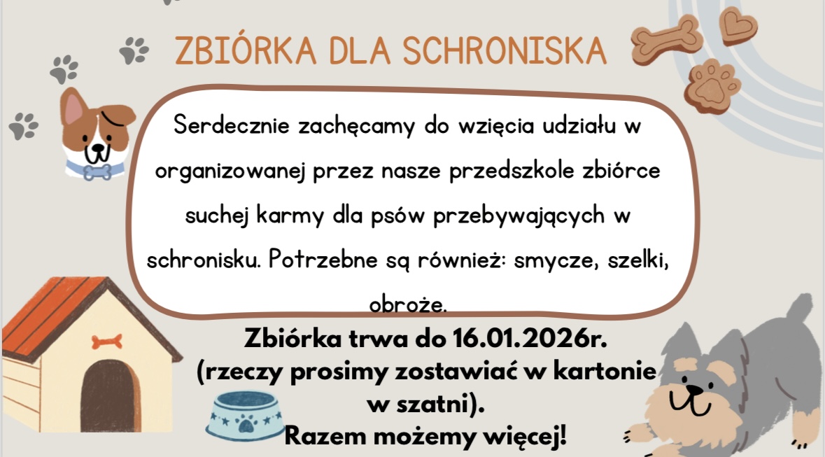 Zbiórka dla schroniska