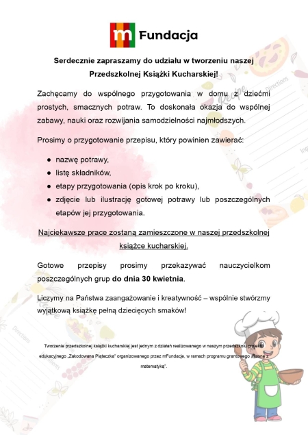 Przedszkolna Książka Kucharska
