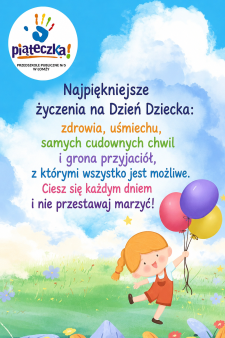 Życzenia na Dzień Dziecka